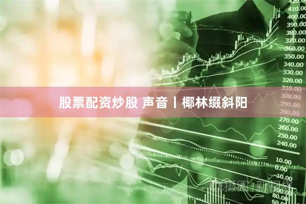 股票配资炒股 声音丨椰林缀斜阳